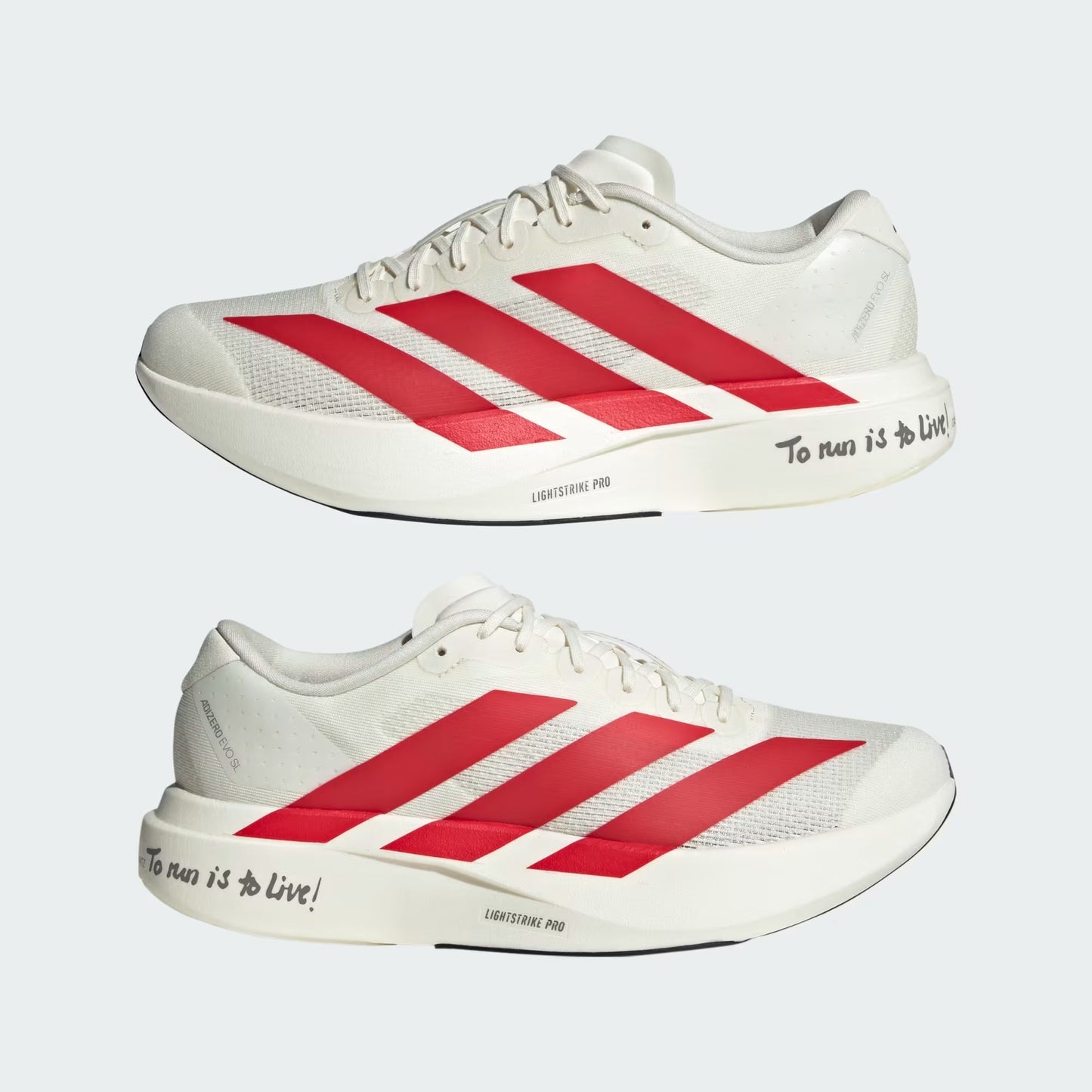 Adidas Adizero EVO SL Off White Better Scarlet Men's - ADS